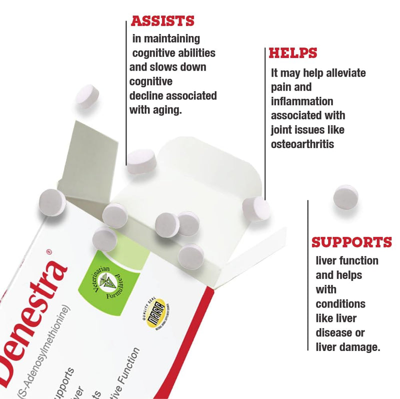 Same for Dogs - S-Adenosyl-L-Methionine - Liver, Joint and Cognitive Support for Large Dogs - Vet Approved - 400 mg - 60 Tablets - PawsPlanet Australia