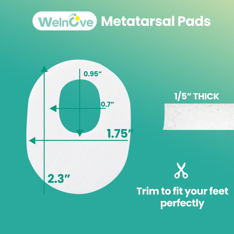 Welnove 84pcs Callus Pad with Water-Resistant Self-Stick Adhesive, Protects Foot, Heel and Toes from Rubbing and Friction,Oval Shape Design,Reduce Pressure and Friction from Shoes Rubbing-White White - BeesActive Australia
