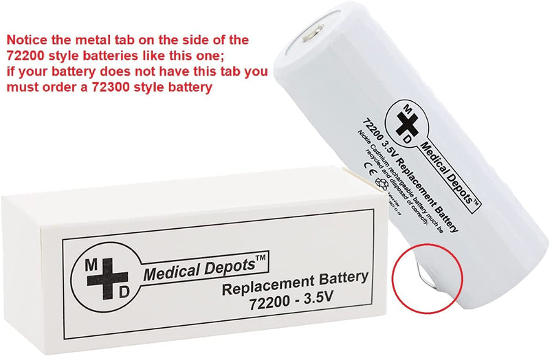 Replacement for Welch Allyn 72200 3.5V Rechargeable Battery - BeesActive Australia