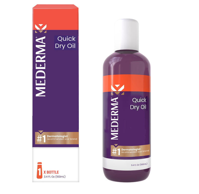 Mederma Scar Sheets and Oil Bundle; Improves Appearance of Scars and Stretch Marks; 4 Reusable Silicone Sheets and 3.4oz Fast Absorbing Botanical Oil - BeesActive Australia
