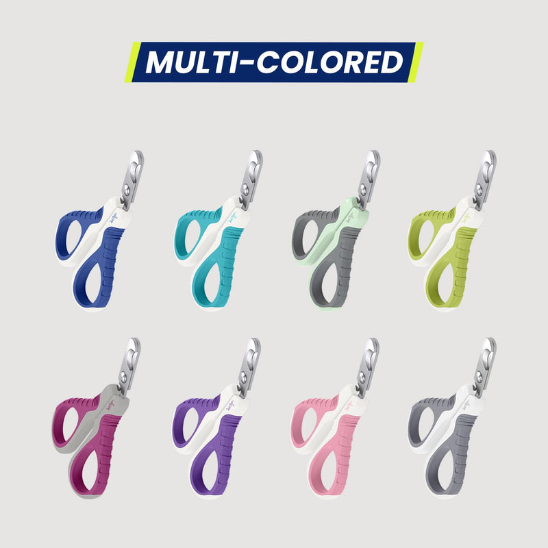 WePet Pet Nail Clippers(U07.1), Professional Claw Trimmer, Bended Scissor Special for Cats, Kittens, Dogs, Puppies, Small Animals, White/Violet - BeesActive Australia