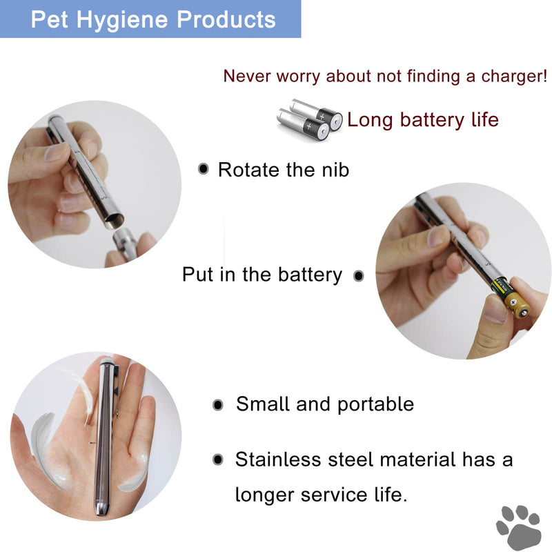 Veterinary Otoscope Kit,LED Vet Pet Cat Dog Ear Inspection, with 3X Magnifying Glass and penlight, Checking Pets Ears Eye Oral Cavity,Apply to Pets of All Ages Dogs Cats Rabbit - BeesActive Australia