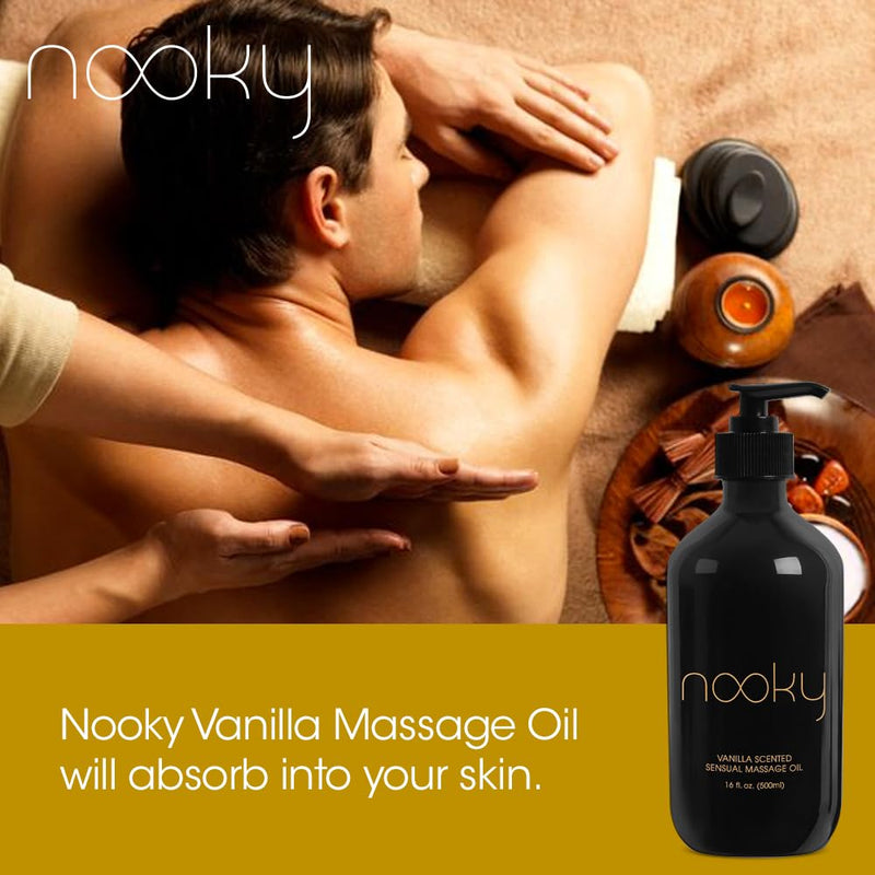 Vanilla Massage Oil with Fractionated Coconut Oil.16 Ounce