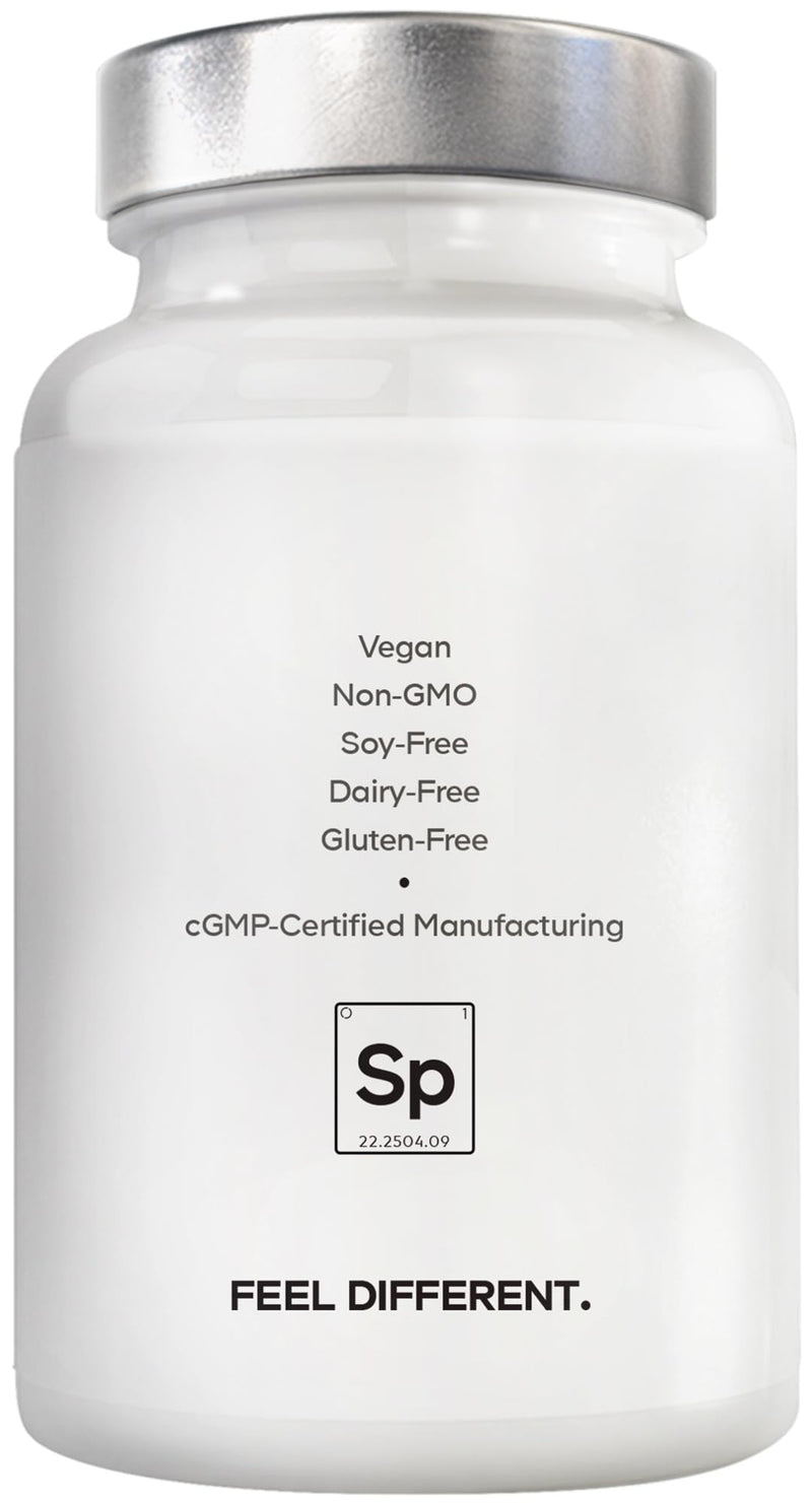 Amen Spermidine, Trihydrochloride, Vitamin C, Vegan, 30 Capsules | Spermidine 10 mg with vitamin C, one capsule per serving. Gluten-free, vegan, non-GMO.