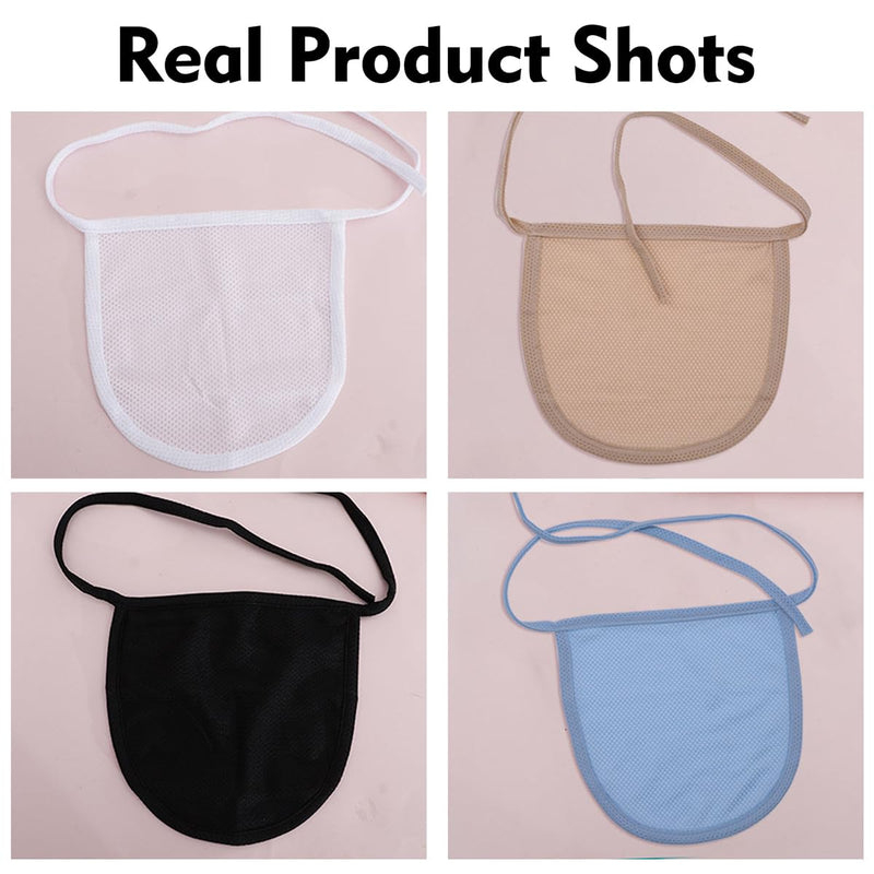 Tracheostomy Dust Cover 4Pcs Throat Curtains with Neck Stoma Protection – Adjustable Breathable Trach Shields for Comprehensive Tracheostomy Care (Double-layer) Double-layer - BeesActive Australia