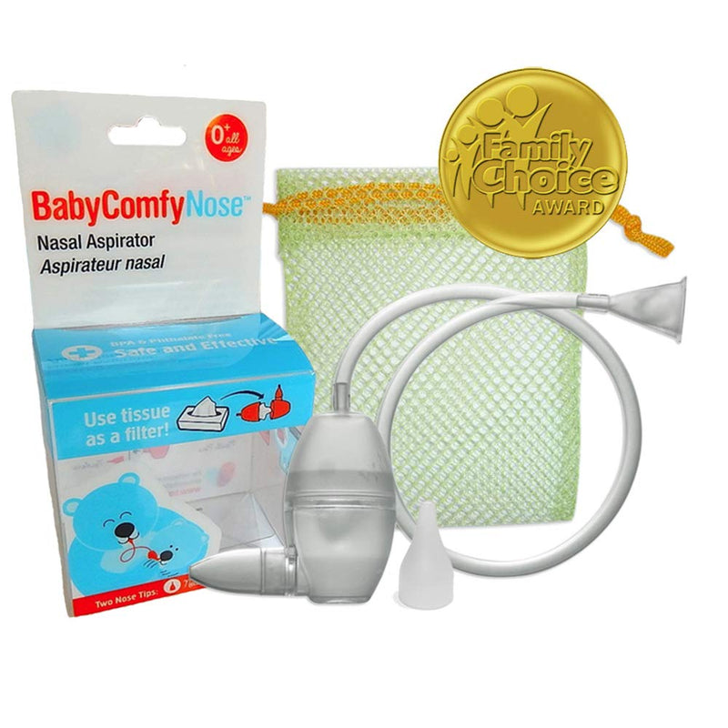 Nasal Aspirator - Hygienically & Safely Removes Baby’s Nasal Mucus, Clear - BeesActive Australia