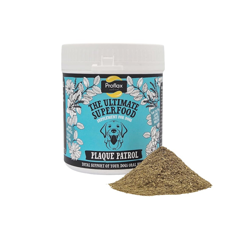 Proflax Plaque Patrol Dental Care for Dogs – Plaque & Tartar Control with Fresh Breath Support - 125g 100ml