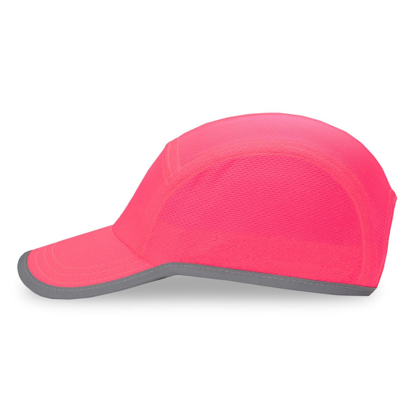 Headsweats Women's Performance Reflective Race Hat Baseball Cap for Running and Outdoor Lifestyle One Size Neon Pink