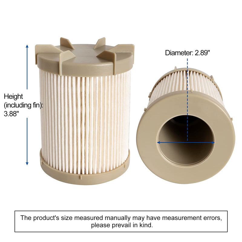 Fuel Filter RP080026 Compatible with PCM Engine - FCC Fuel Water Separator Element Compatible with Crusader MP 5.0 5.7 6.0L EFI Engine with Canister, Pleasurecraft 5.0L 5.7L V8 GM Marine Engine