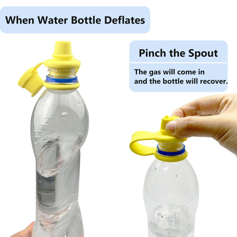 No Spill Silicone Bottles Top Spout for Toddlers Kids and Adults, Protects Kids Mouth, BPA Free (Upgraded) - BeesActive Australia