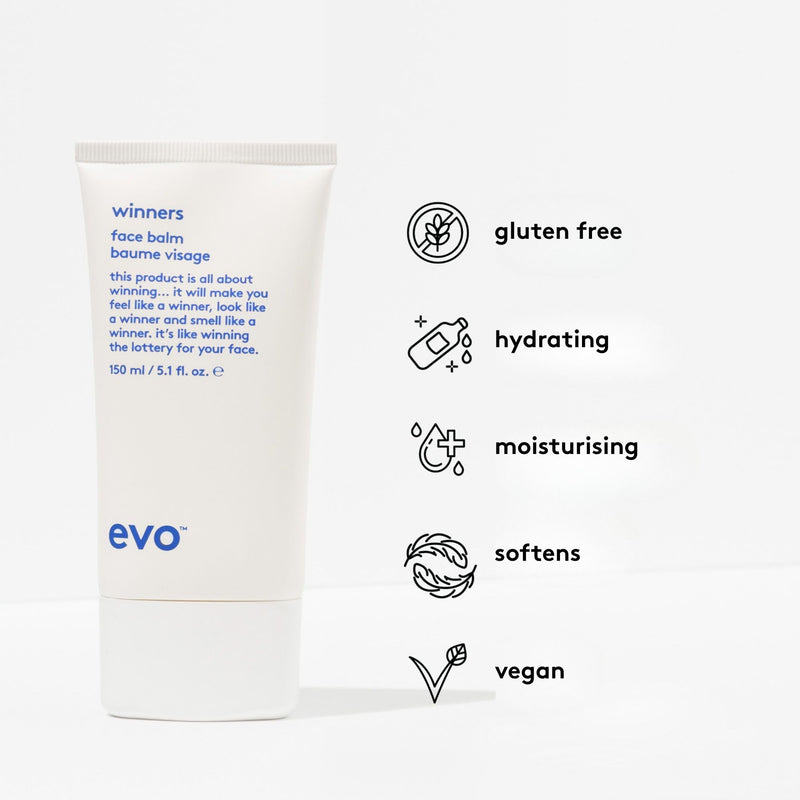 EVO Winners Face Balm, Oil-Free Moisturizer for All Skin Types - Soothes, Hydrates & Reduces After Shave Burn - 5.07 fl oz - BeesActive Australia