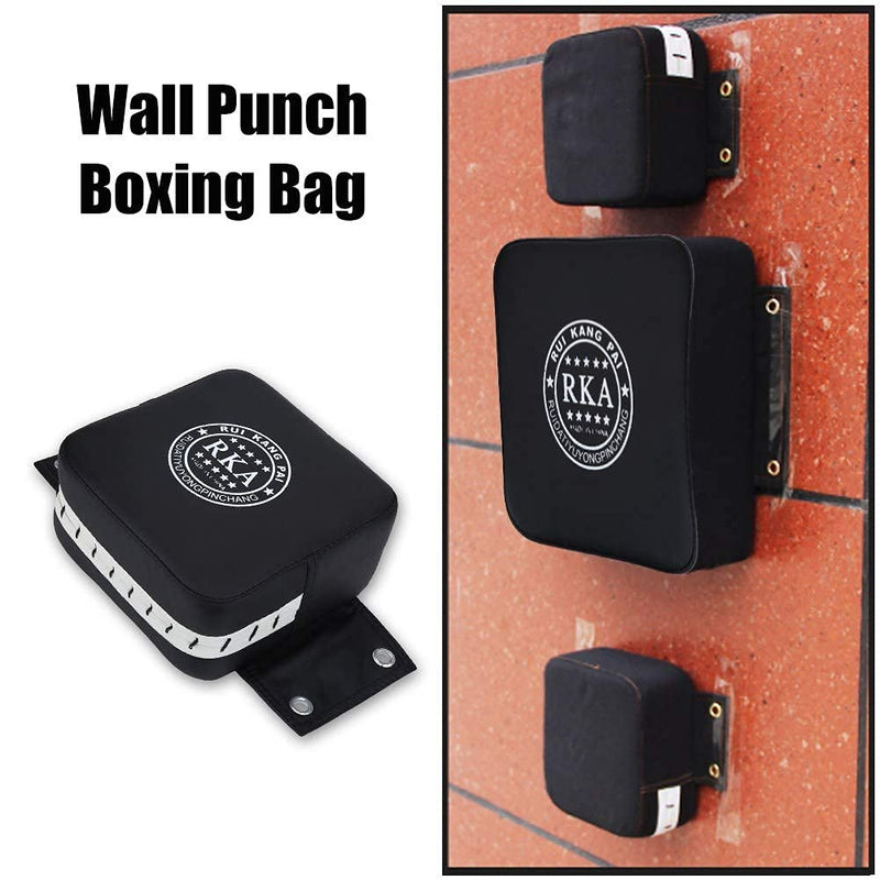 Wall Punching Bag, Sports Blocking Pad Punching Bag Set PU Leather Boxing Fitness Punch Bag for Gym Training Home Use