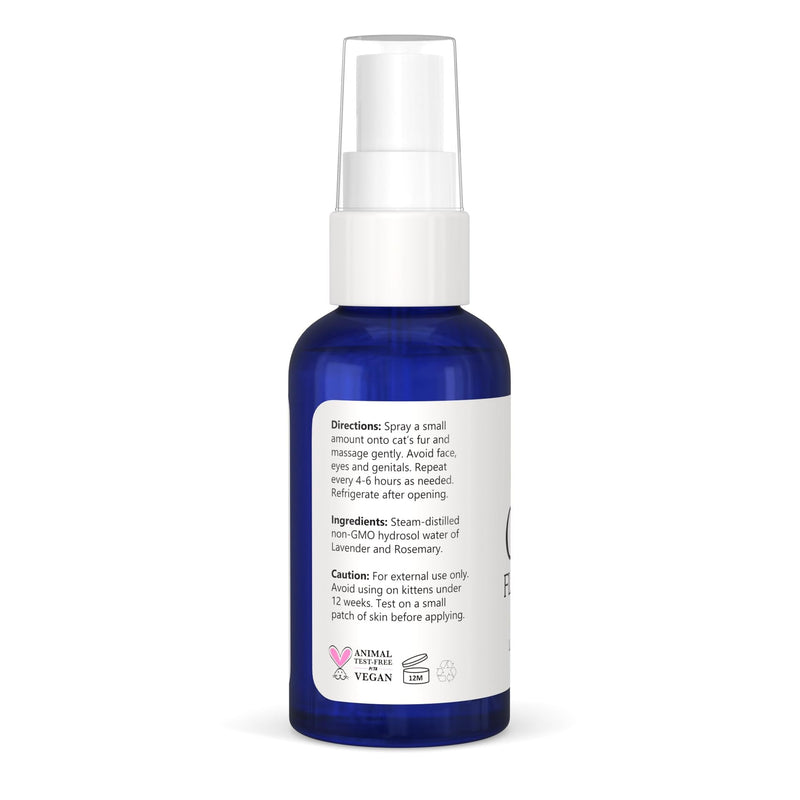 Isabella's Clearly Cats | Ticks and Fleas Product with Rosemary and Lavender | Topical Spray for Cats. Smells Great. Made in USA.