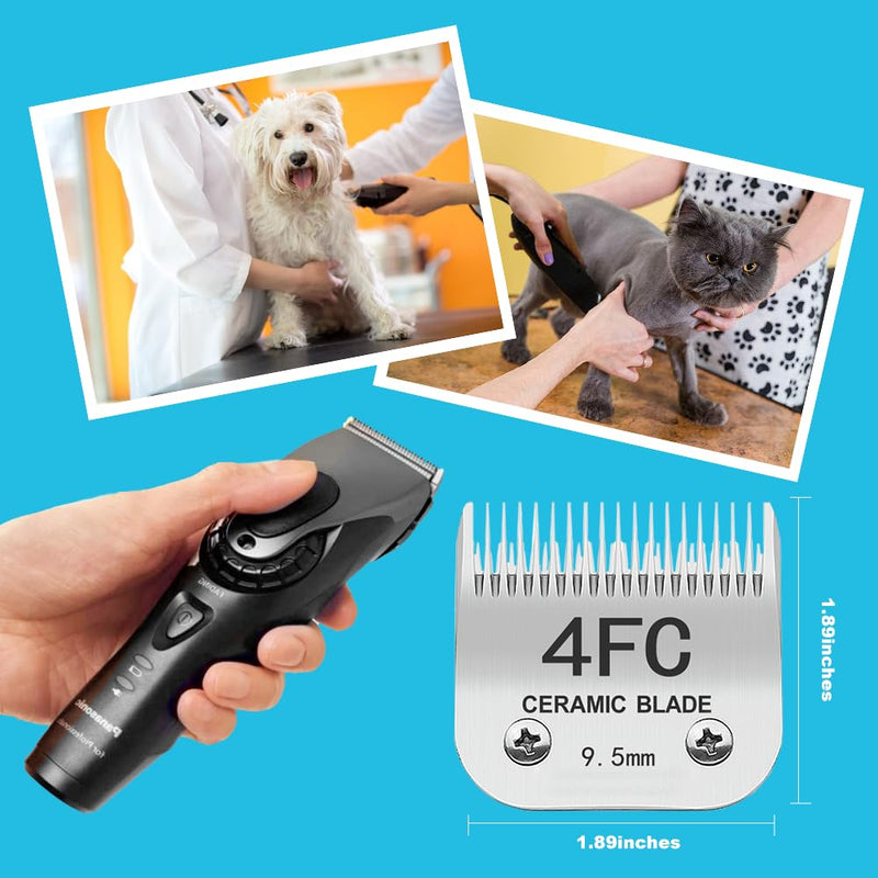 30# Blade Dog Grooming Clipper Replacement Blades Compatible with Andis Dog Clippers,Most A5, Wahl KM Series Clippers,Detachable Ceramic Blade,Size-30#, 1/50-Inch Cut Length (0.5mm) Silver 30# 0.5mm - BeesActive Australia