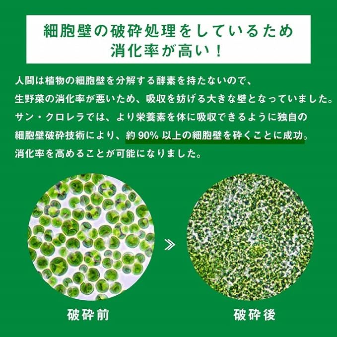 [Official] Sun Chlorella A Essential Amino Acids Protein Chlorophyll Minerals Vitamins Chlorophyll Carotene (150 tablets) - BeesActive Australia