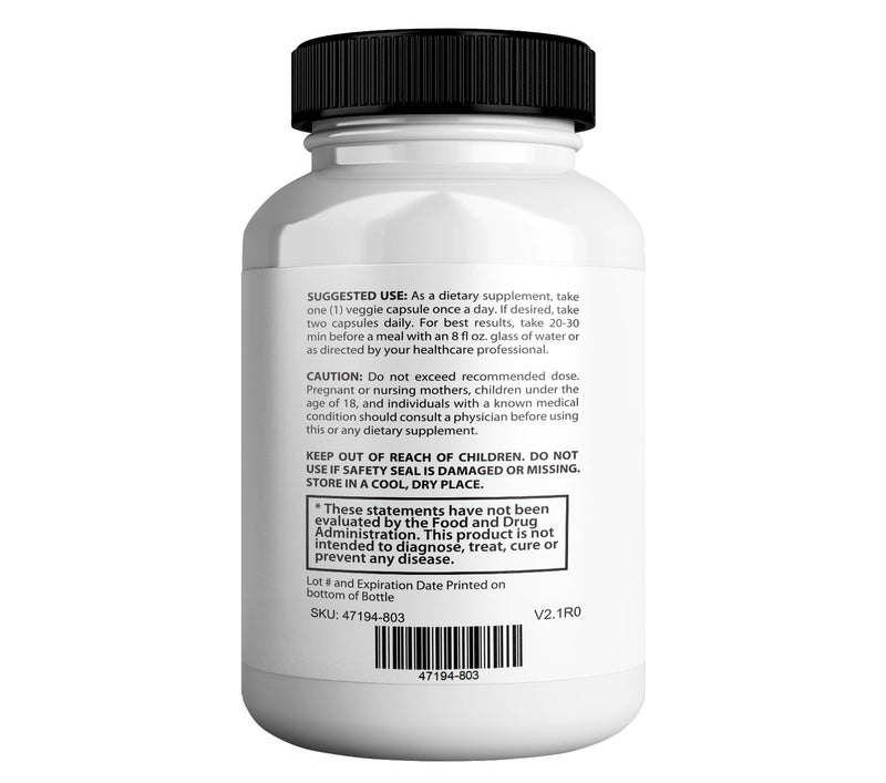 Bazopril Max Maximum Strength Dietary Supplement, 60 Capsules, with Herbal Blend, Vitamins & Minerals (1) 1
