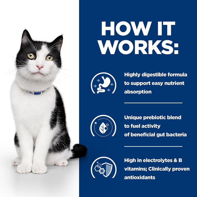 Diet i/d Digestive Care Dry Cat Food, Chicken Flavour 1.5kg, Highly Digestible Formula to Support Healthy Digestion, 2 x 85g Wet Cat Food Pouches & Cat Toy Bundle