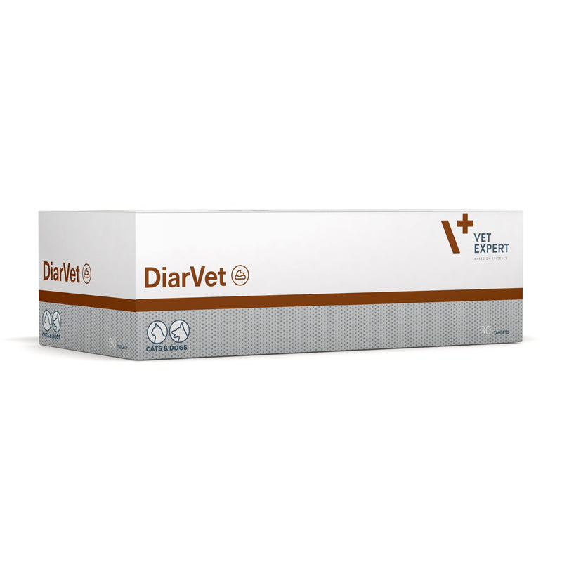 Vet Expert DiarVet, 6 Capsules, Digestive Supplement for Diarrhoea Relief in Cats & Dogs (General Size) General Size