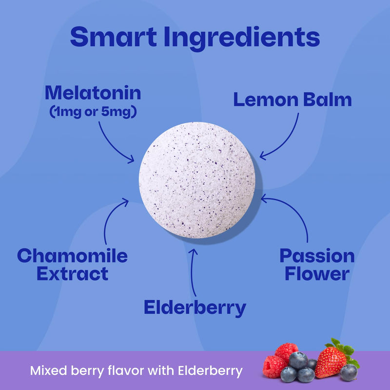 Neuro Sleep & Recharge Meltaway Mints, Mixed Berry, 144 Count 12 Count (Pack of 12)
