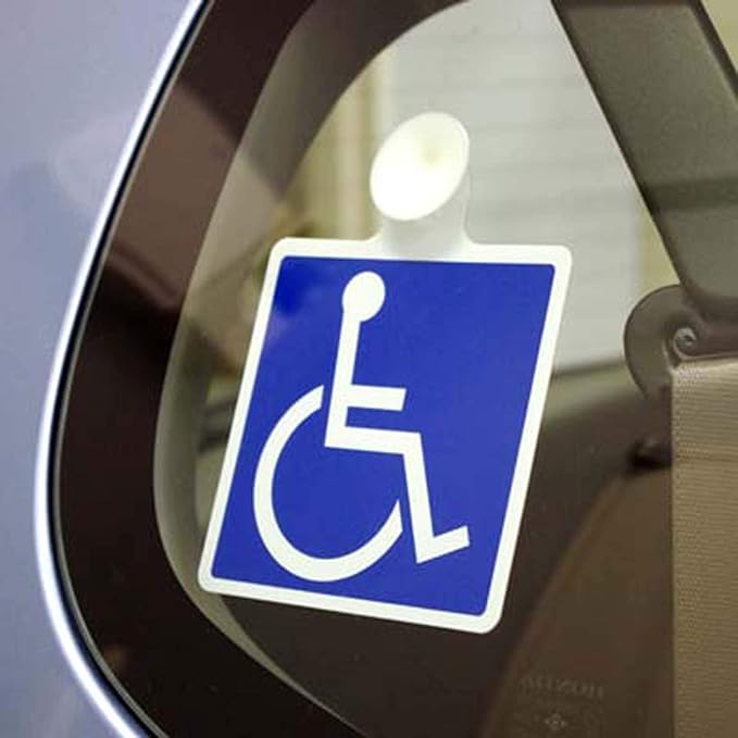Pocket International Symbol Wheelchair Sticker Suction Cup Type Set of 2 - BeesActive Australia