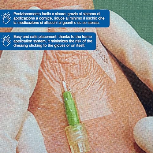 3M Health Care 1624W Tegaderm Film Dressing, Frame Style, 2.75" Length x 2.375" Width, Transparent (Pack of 100)