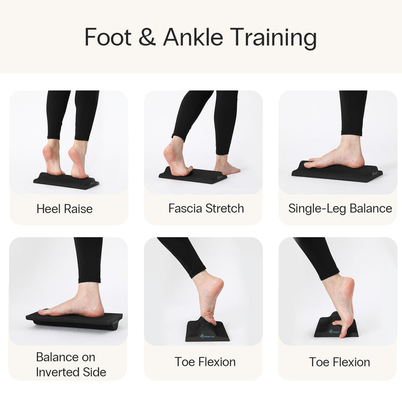 StrongTek Plantar Fasciitis Relief Foot Stretcher Pad, High-Density EVA Calf Stretching Block for Heel Pain, Achilles Tendon & Foot Arch Therapy, Portable & Lightweight - BeesActive Australia