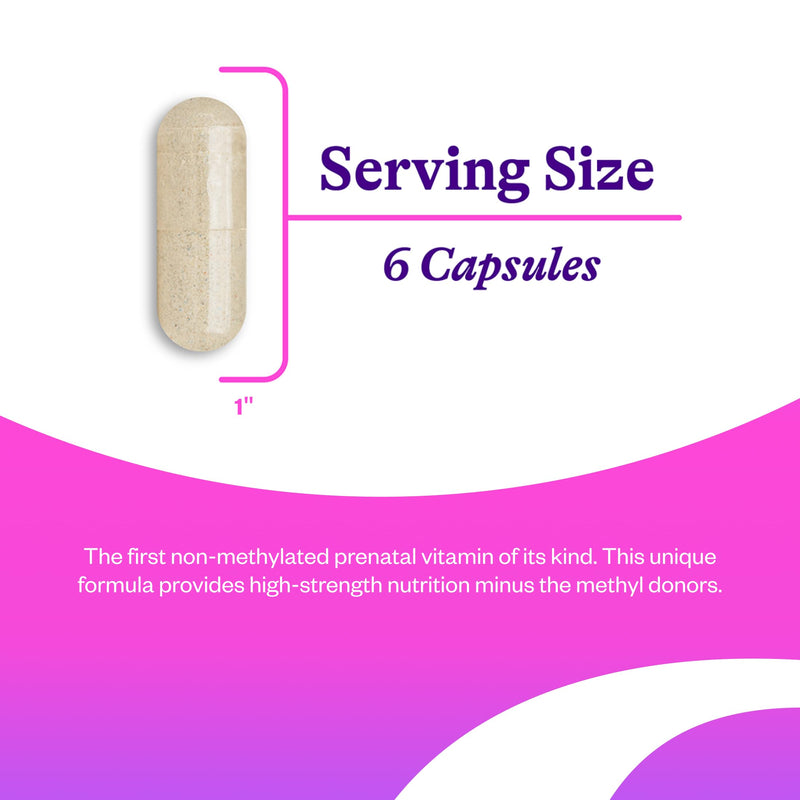 Seeking Health Optimal Prenatal MF - Digestive & Immune Support Supplement for Women - Pregnancy Support Supplement with Folate, Vitamin A, Ginger, & Vitamin B12-180 Capsules