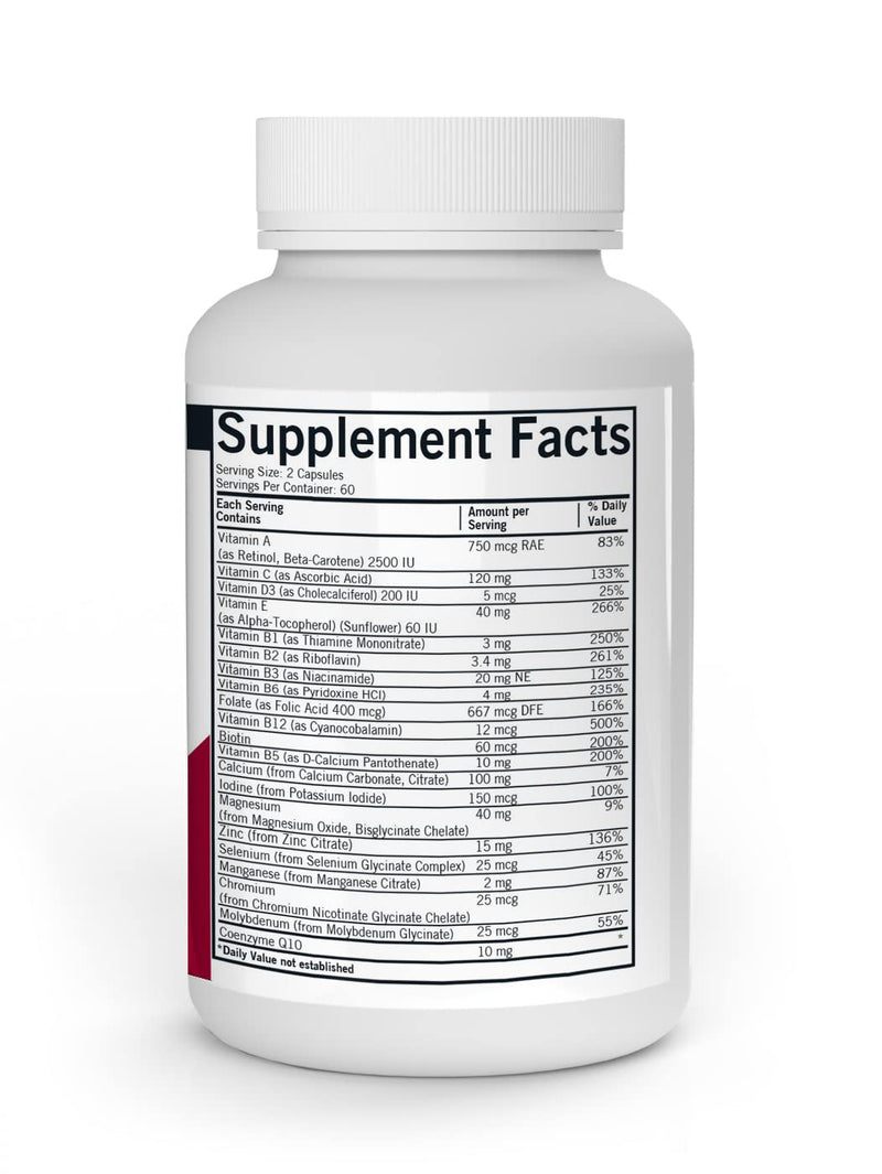 Kirkman Children's Multivitamin & Mineral - 120 Capsules - 21 Essential Nutrients - Hypoallergenic - Gluten Free - Casein Free 120 Count (Pack of 1)