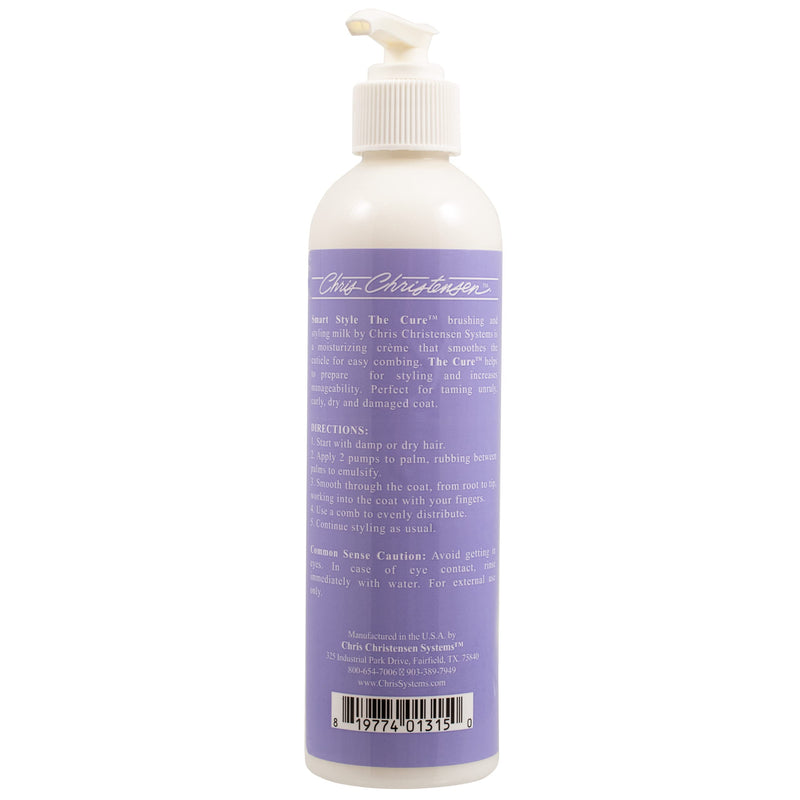 Chris Christensen Smart Style The Cure Brushing & Styling Milk, Dog Conditioner, Groom Like a Professional, 8 oz - PawsPlanet Australia