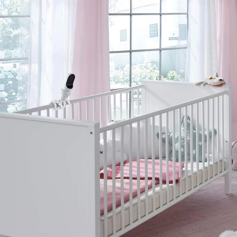 Flexible Tripod Baby Monitor Mount for Owlet Cam and Owlet Cam 2, Attach Your Baby Camera Wherever You Like without Tools or Wall Damage - White - BeesActive Australia