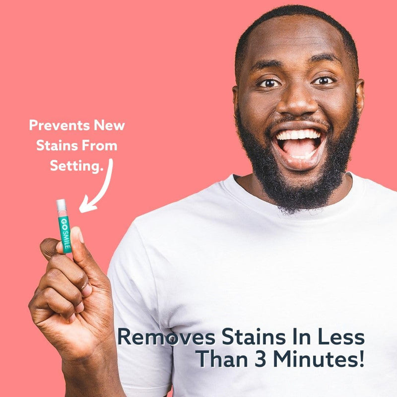 GO Smile Teeth Whitening Stain Erasers, (28 Single-use, applicators), On-The-Go Instant Teeth Cleaning, removes Coffee, red Wine and Tea Residue from Teeth Before Stains Set in, Mint Flavored 1 Fl Oz (Pack of 28) - BeesActive Australia
