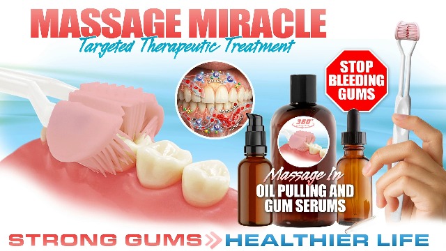 SMILE SAVER 360° Therapeutic Gum Massage for Bleeding Gums, Sensitivity, TMJ & Bruxism – Smile Anti-Aging: Spa Treatment for Your Smile – Morning Massage for Healthy Gums - Made in America