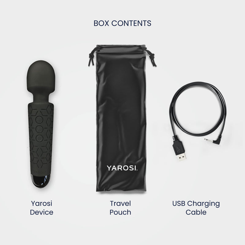 Yarosi Micro Personal Massage Wand Smallest Strongest Handheld Cordless Massager, Strong Powerful Compact Perfect For Travel, Magic Stress Away, All Body Back Legs Hand Pains Sports Recovery - BeesActive Australia