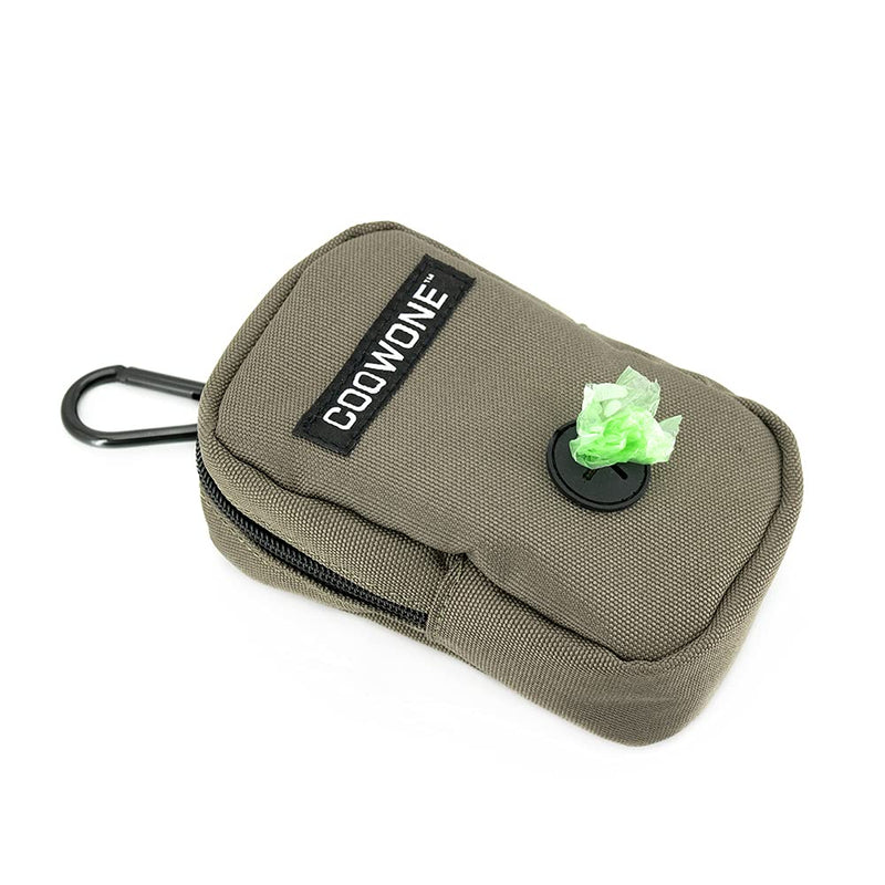Dog Treat Pouch for Training, Portable Dog Walking Bag Built in Poop Bag Dispenser, Pocket Sized Pet Treats Pouches, Doggie Puppy Snack Rewards Bag,Dog Treat Carrier Holder with Clip (Army Green) Army Green - BeesActive Australia