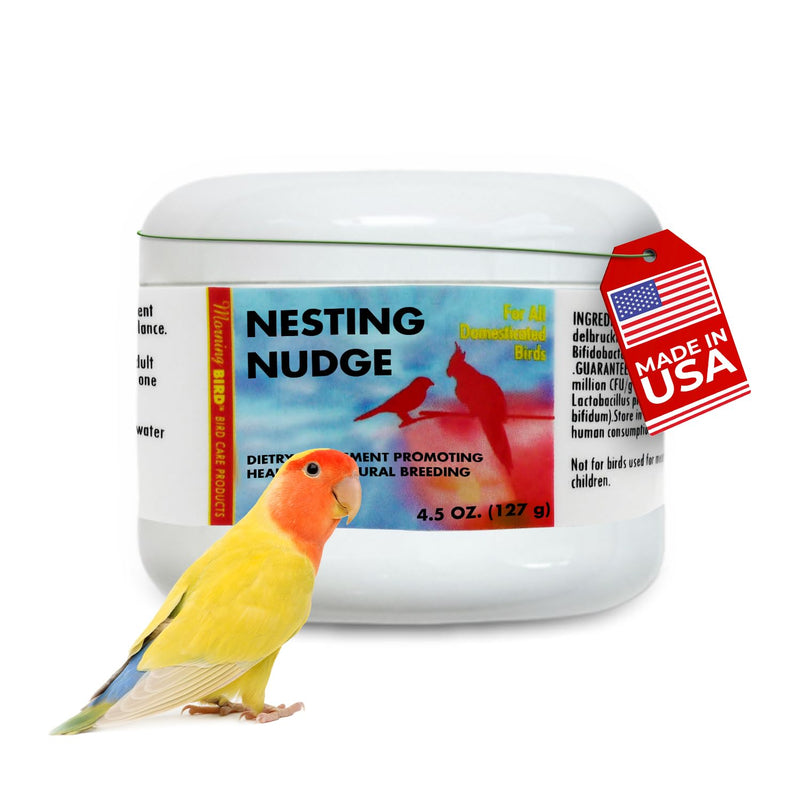Morning Bird Nesting Nudge 4.5 Oz – Supports Reproductive Health & Energy – Stimulates Male and Female Reproductive Systems - Breeding Supplement with Essential Amino Acids & Vitamin D3