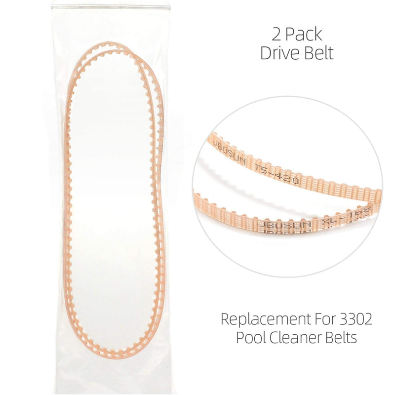 Pool Cleaner Drive Belts Replacement for Aquabot Parts 3302 A3302PK Belts (4)