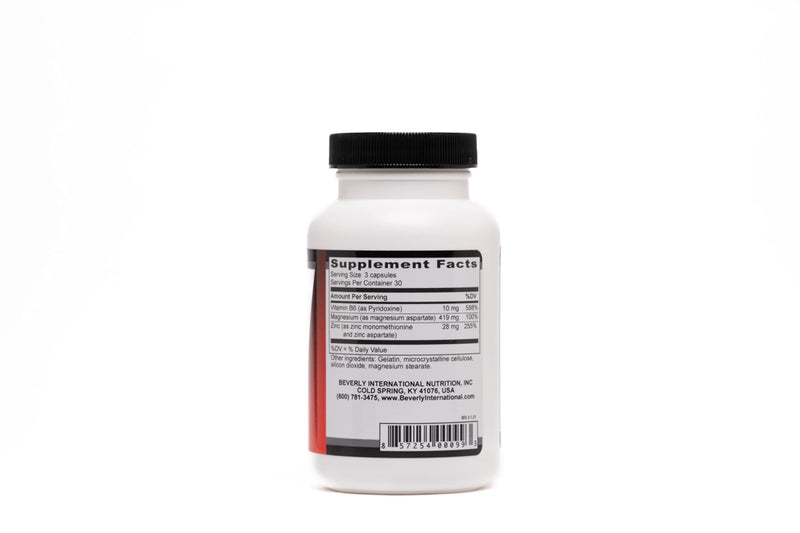 Beverly International ZMA 2000, Zinc Magnesium Aspartate, 90 Capsules | Improves Muscle Strength, Endurance, Immune Support & Recovery Post Training, Zinc Magnesium Aspartate & Vitamin B6