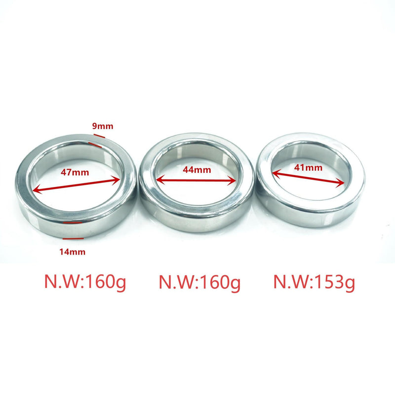 Metal Stainless Steel Circle, Men's Stationary Exercise Fitness Accessory for Beginners and Veterans (USF54) (47) 47