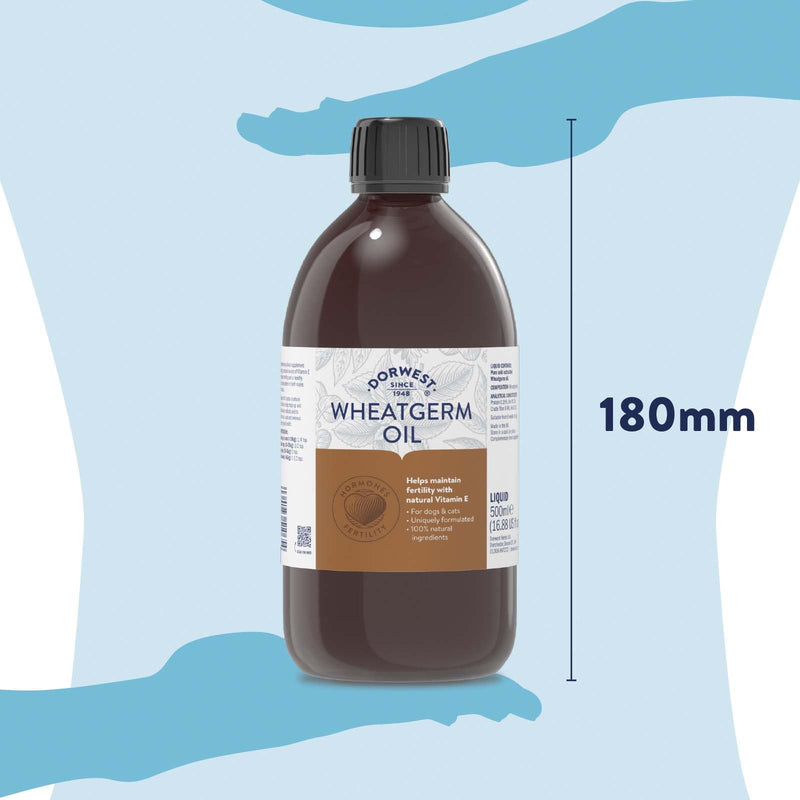 Dorwest Herbs Wheatgerm Oil Liquid for Dogs and Cats 500 ml