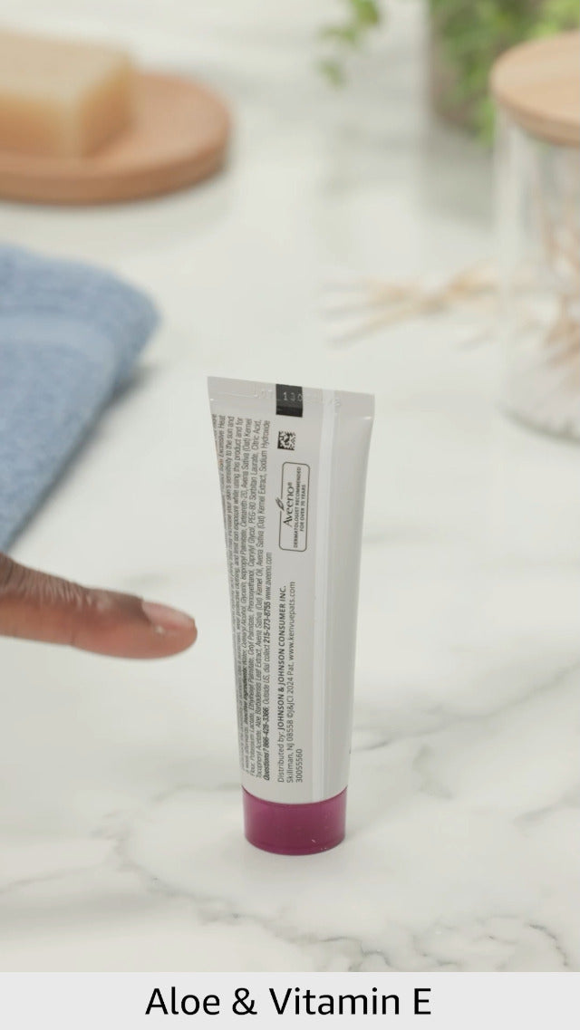 Aveeno Maximum Strength 1% Hydrocortisone Anti-Itch Cream, Triple Oat, Aloe & Vitamin E For Itch Relief From Eczema, Psoriasis, Insect Bites, Poison Ivy, Oak & Sumac & Detergents, 1 oz, 2 Pack
