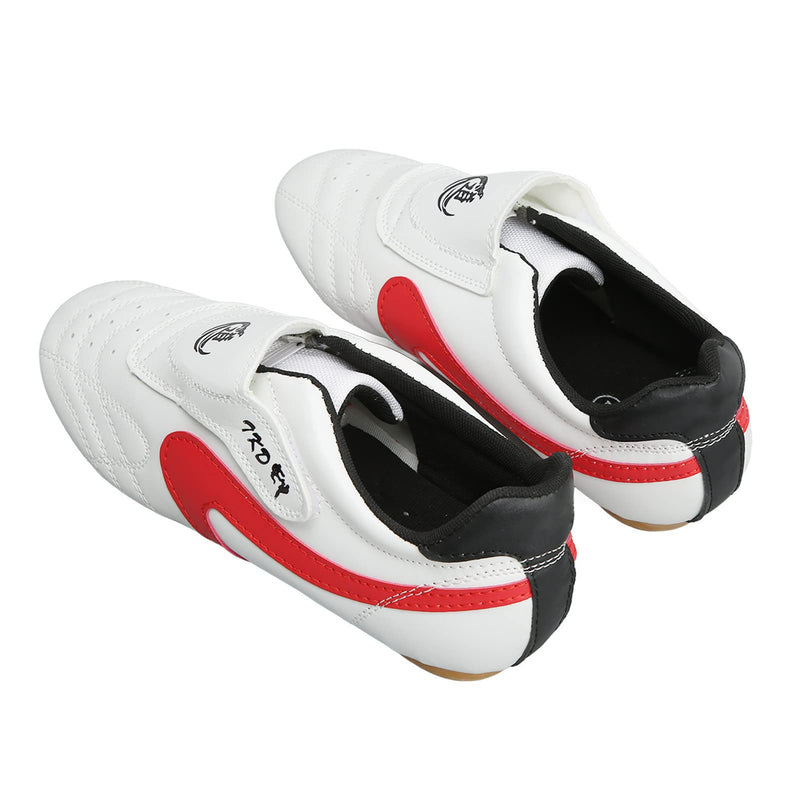 Taekwondo Shoes Unisex Adults PU Leather Oxford Soles Breathable Sport Gym Shoes for Boxing Kung Fu Tai Chi (41)