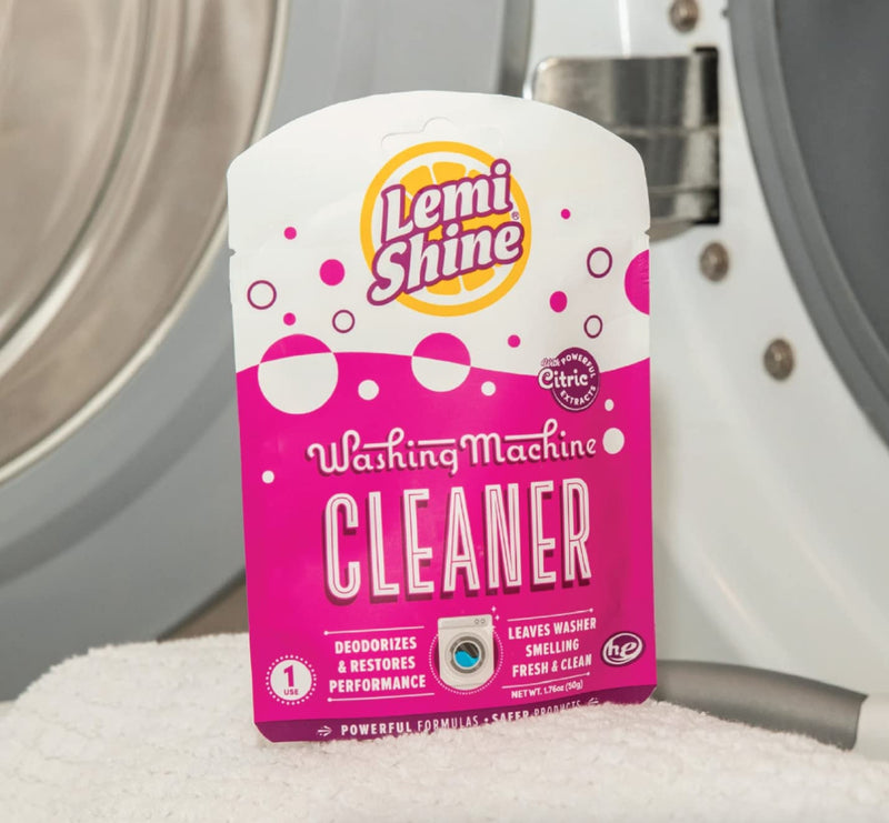 Lemi Shine Washing Machine Cleaner, Restore Performance, Biodegradable Ingredients (1 Count) 1.8 Ounce (Pack of 1) - BeesActive Australia