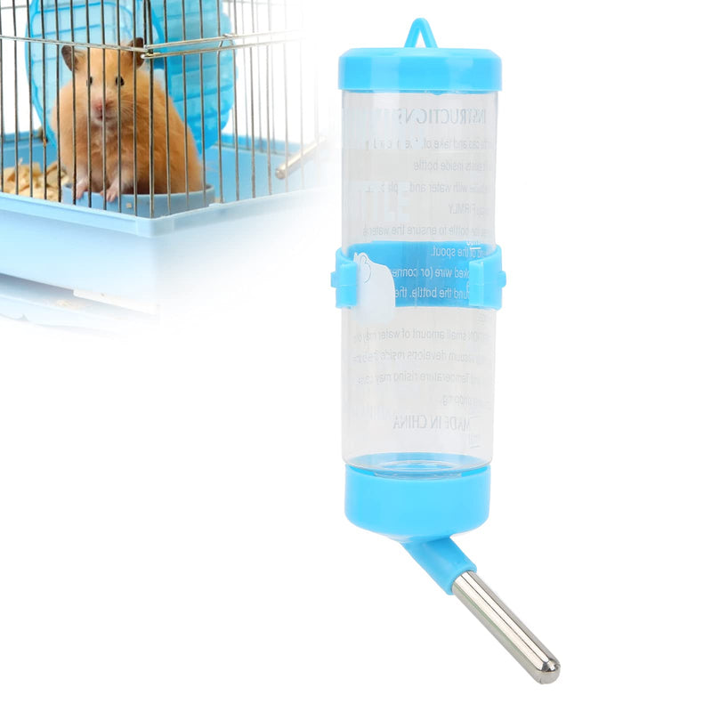 Hamsters Water Bottle Automatic No Drip Hanging Water Feeder Dispenser for Small Animals Guinea Pig Rat Rabbit Dwarf Gerbil Chinchilla(Blue 250ML) Blue 250ML - BeesActive Australia