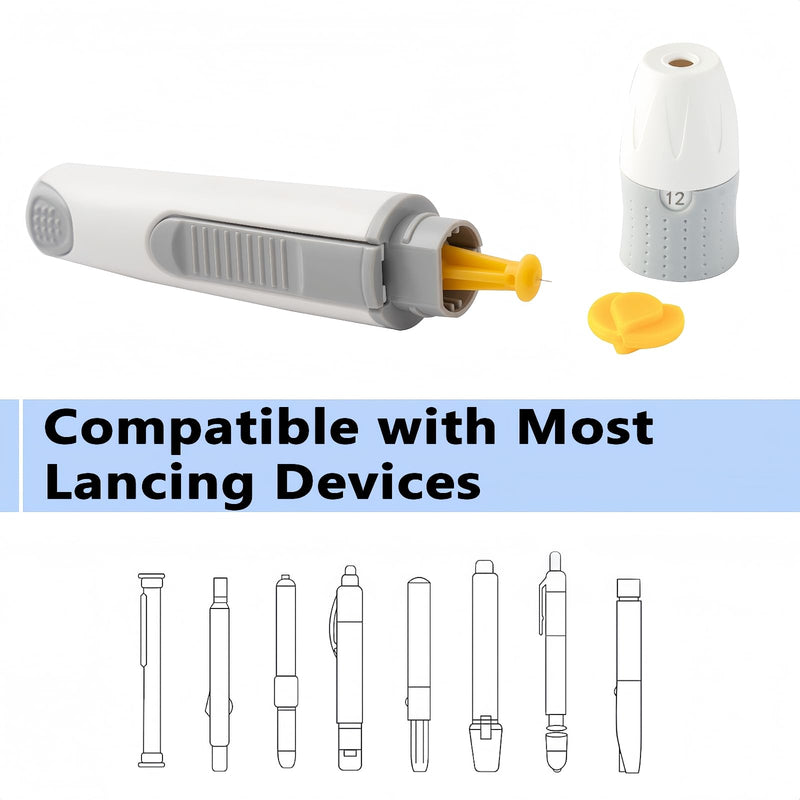 Blood Lancets, Single use, 30 Gauge Twist top Lancets for Diabetes Testing, Fits Most Lancing Devices for Blood Sugar Kit and Glucose Meter - 310 Count per Box - Yellow - BeesActive Australia