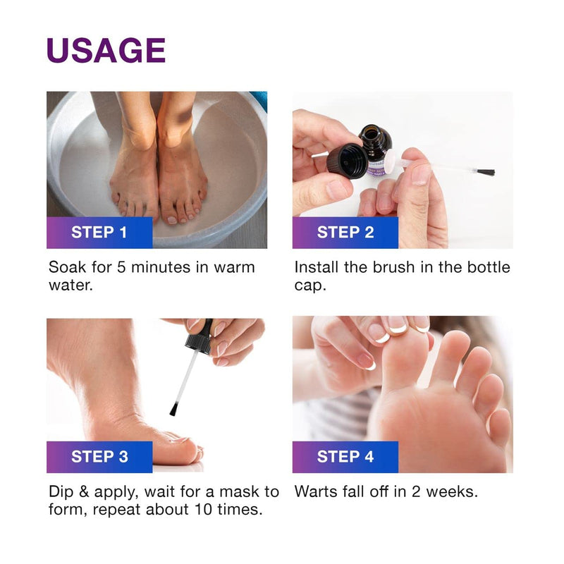 Wart Corn Removal for Feet: Salicylic Acid Plantar Wart Corn Remover Treatment for Toes Foot fingers hands - BeesActive Australia