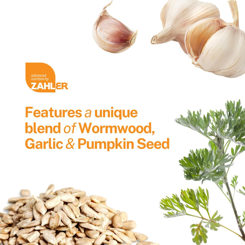 Zahler - ParaGuard Liquid Drops - Gut Health Supplement - Formula has Wormwood, Garlic Bulb, Pumpkin Seed, Clove & More - Natural Support for Humans - Certified Kosher (4 Oz) (4 oz., Drop) 4 Fl Oz (Pack of 1)