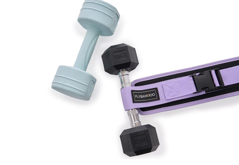 Hip Thrust Belt for Dumbbells,Booty Belt for Hip Thrust Slip-Resistant Padding Violet - BeesActive Australia