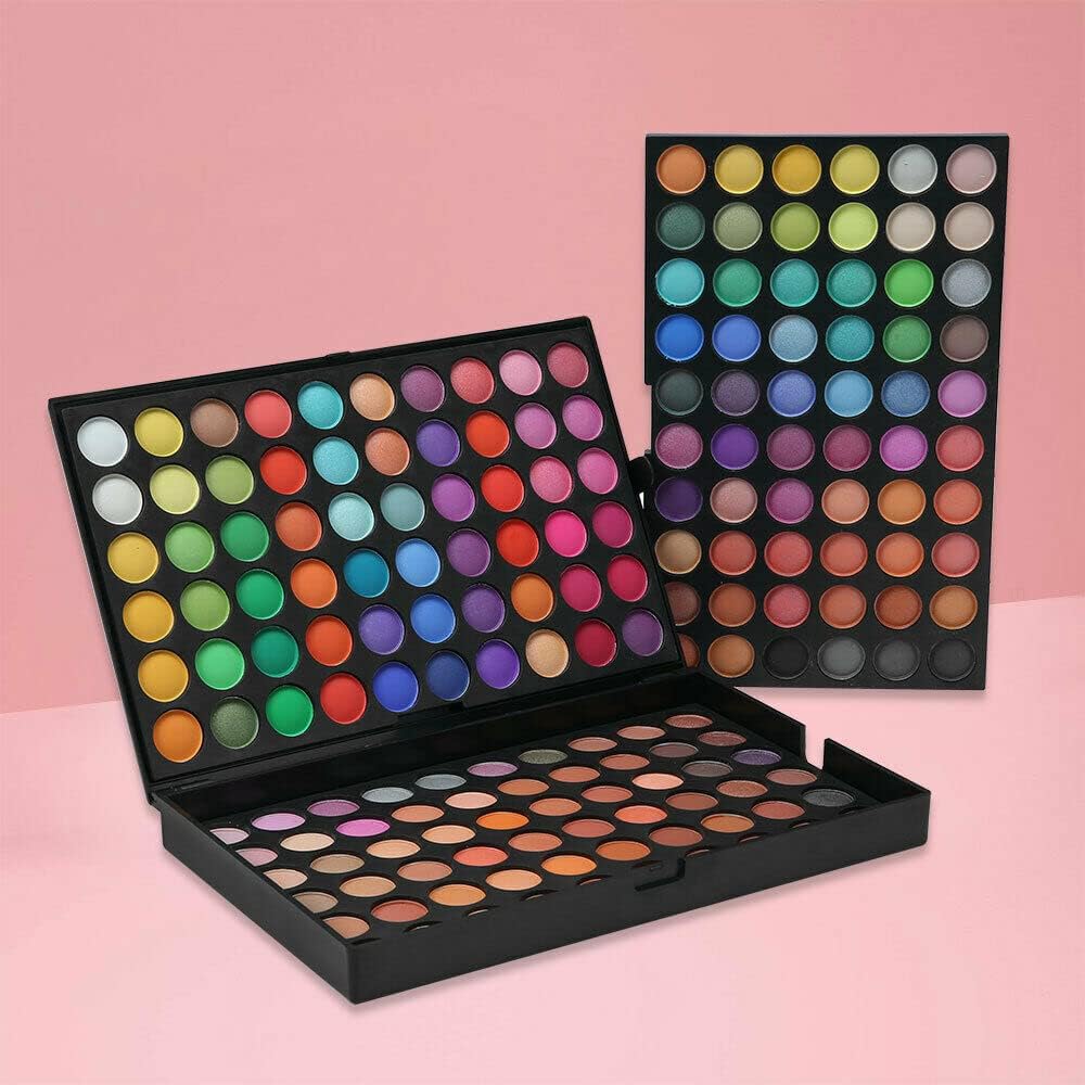 PhantomSky 180 Color Eyeshadow Makeup Cosmetic Contouring Kit - Perfect Palette for Professional and Daily Use