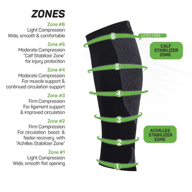 OS1st Calf Compression Sleeves for Men & Women relieves shin splints, leg fatigue and reduces recovery time - BeesActive Australia