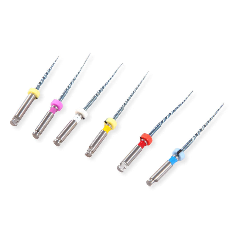 NSKI 30Pcs/ 5Pack Universal Endodontic Niti Rotary File Engine Tips 25mm